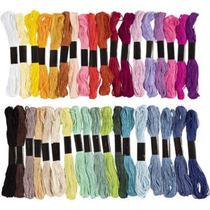 Broderigarn pack med 42 dockor – 36 färger