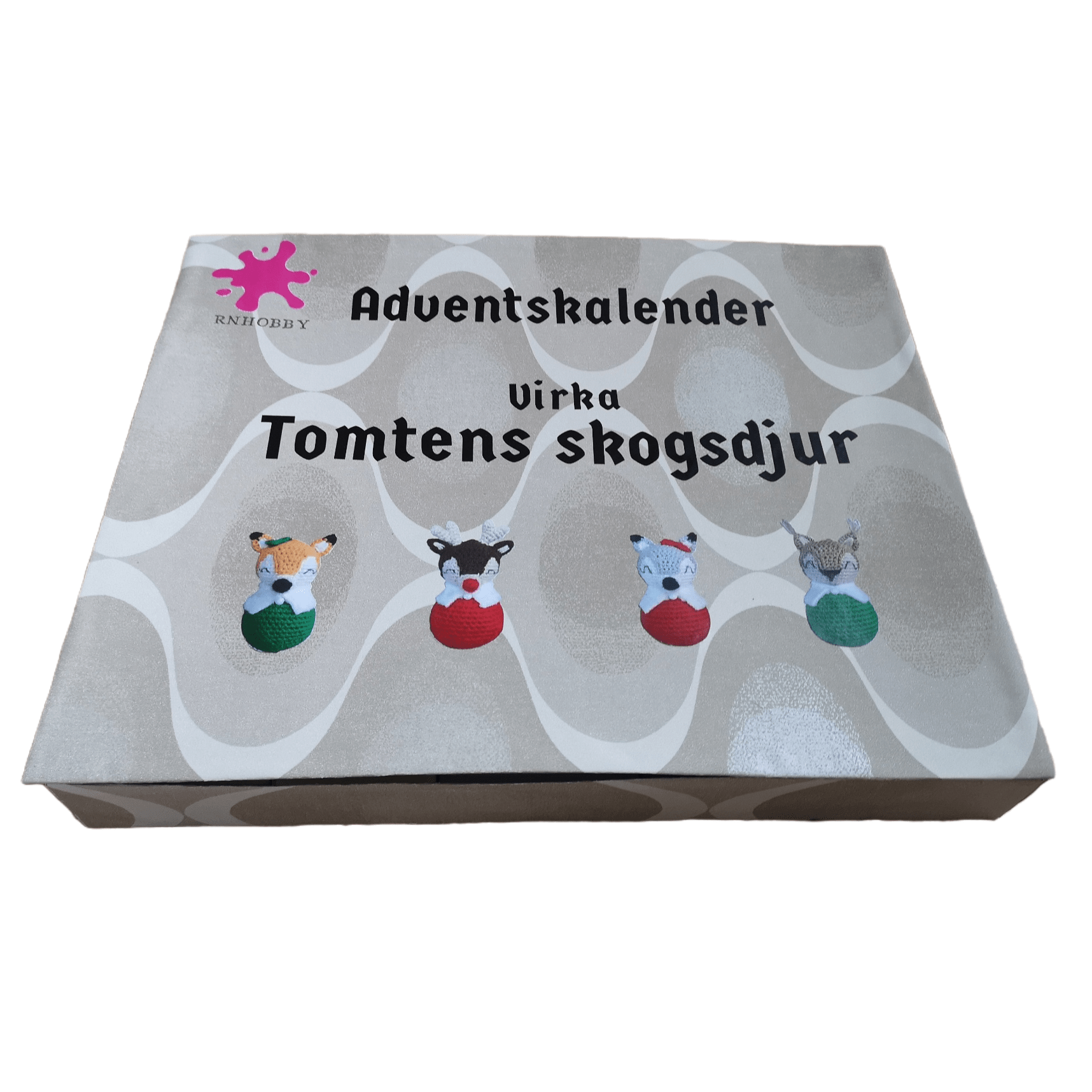 Adventskalender, virka tomtens skogsdjur - Bild 4