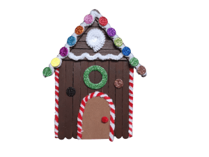 Läs mer om artikeln Pepparkakshus(vägg) av glasspinnar