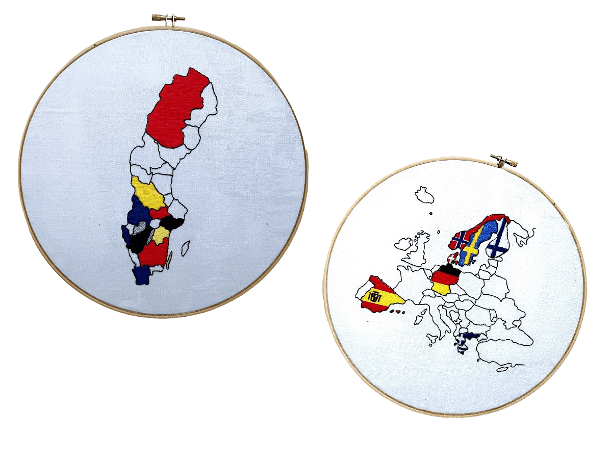 Du visar för närvarande Brodera en resekarta