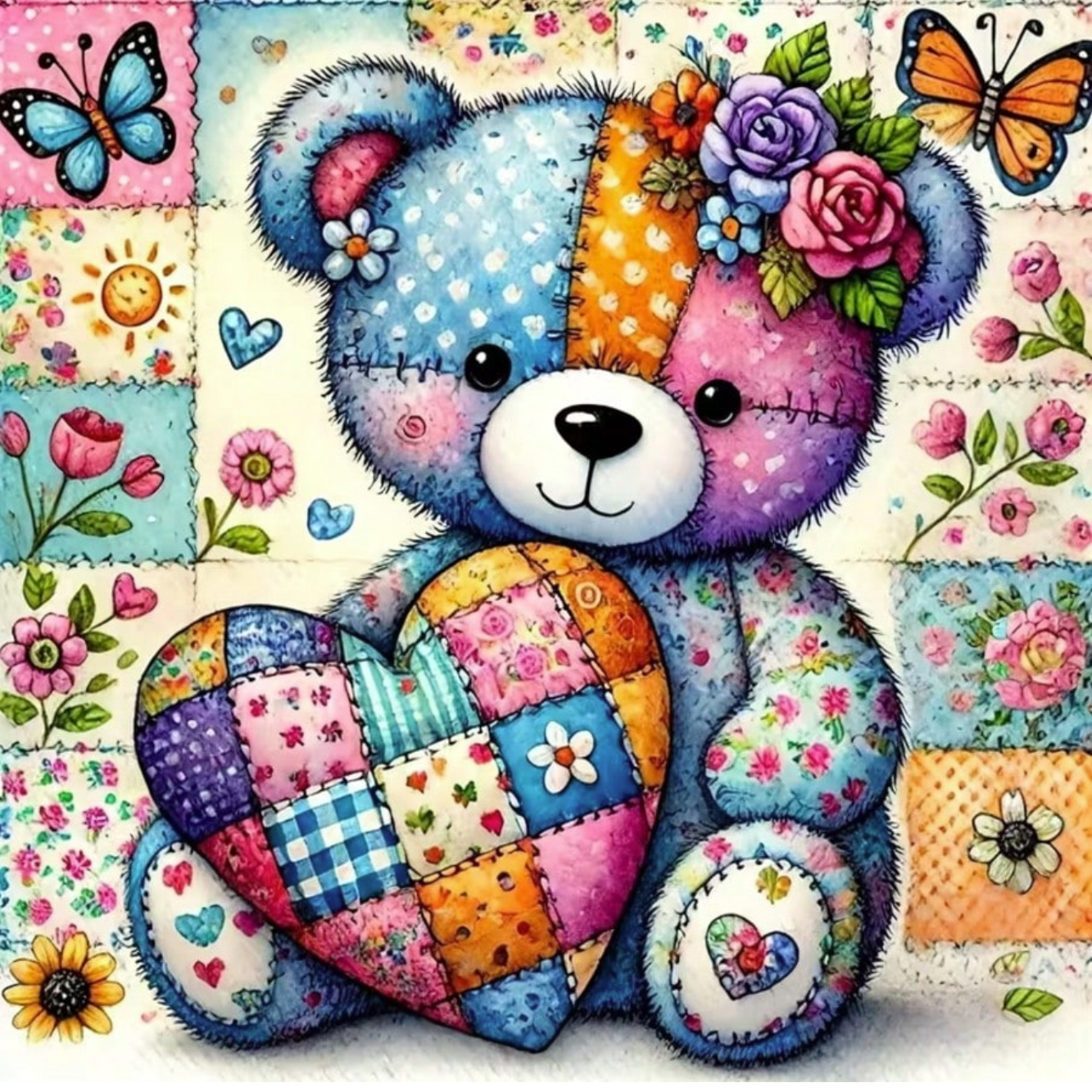 Diamond painting, flera motiv - Bild 22